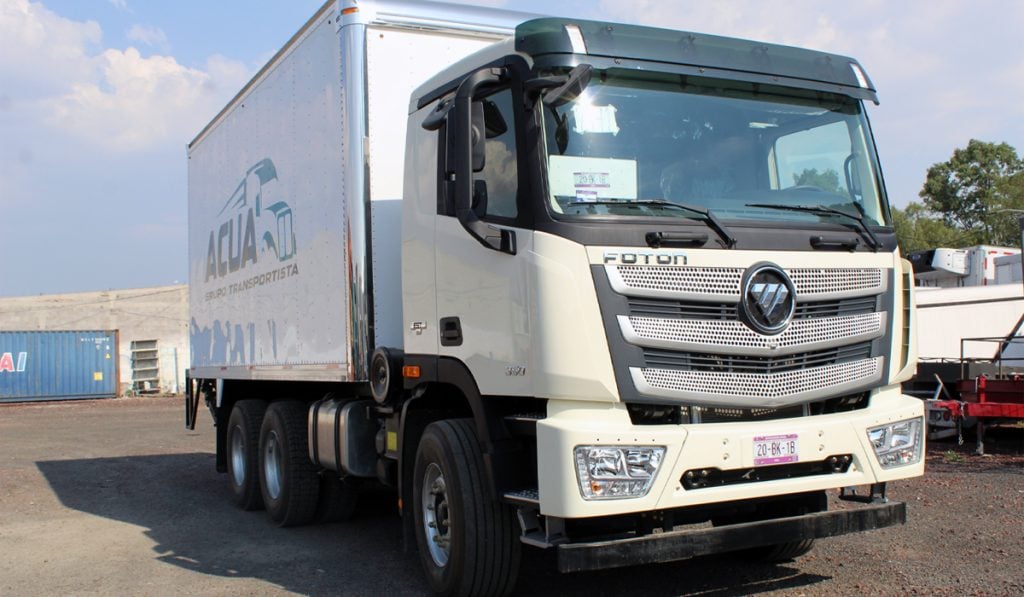 Acua Grupo Transportista estrena unidades S35 de FOTON México