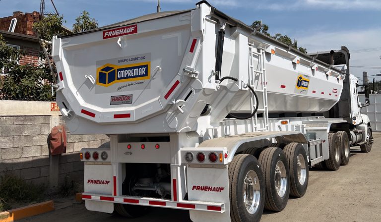 Grupo Logístico Empremar estrena cinco unidades tipo volteo de Fruehauf