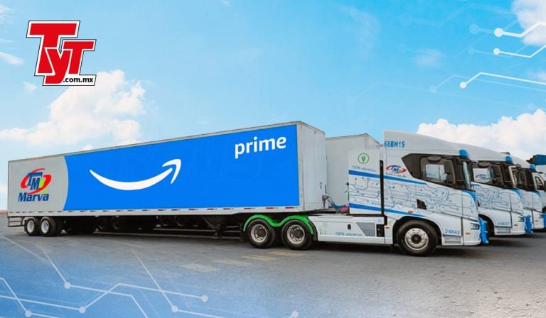 Amazon México y Grupo Marva celebran el primer medio millón de kilómetros recorridos con tractocamiones 100% eléctricos
