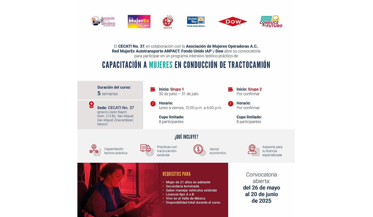 Abren convocatoria en el Edomex para capacitar a operadoras de ...