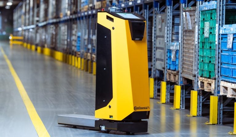 Continental revoluciona el movimiento de cargas pequeñas con robots automatizados