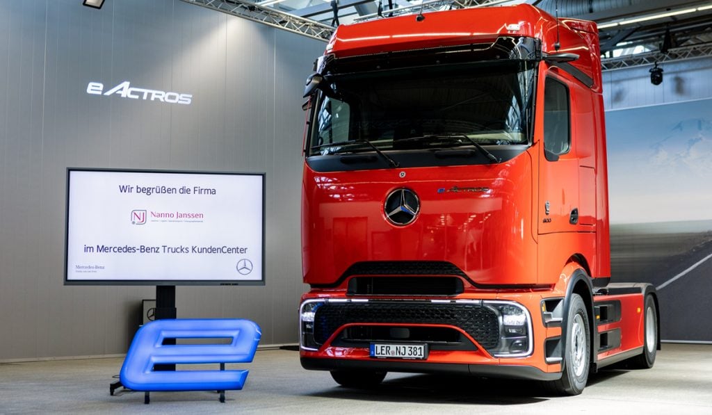 Nanno Janssen, el transportista alemán que apuesta por la electrificación total de su flota