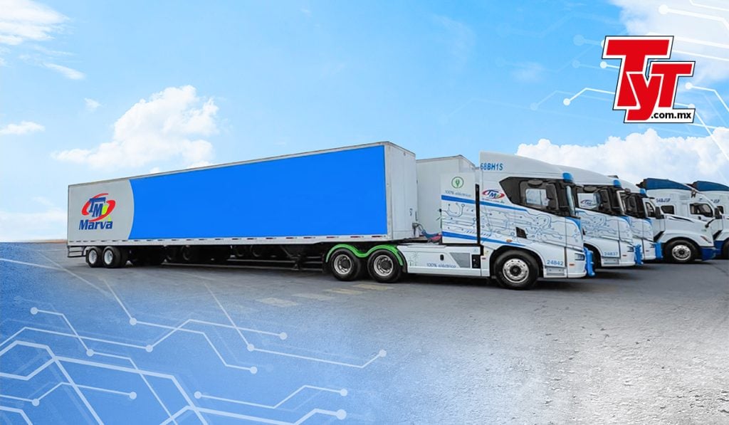 Amazon México y Grupo Marva celebran el primer medio millón de kilómetros recorridos con tractocamiones 100% eléctricos