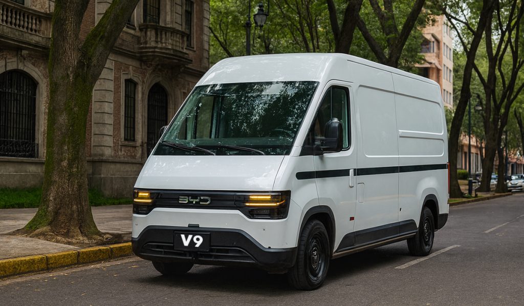BYD presenta en México su van eléctrica V9