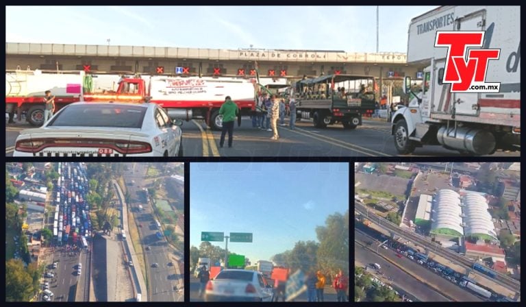 Día de bloqueos en la Ciudad de México y el Estado de México 