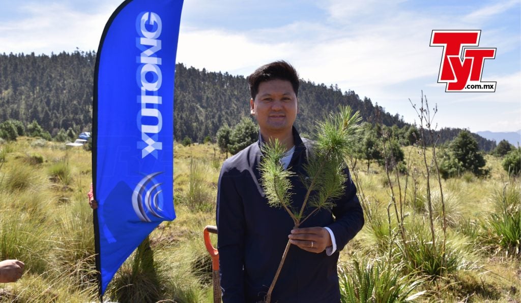 Yutong México descarboniza el transporte con un árbol por cada autobús vendido en el mundo
