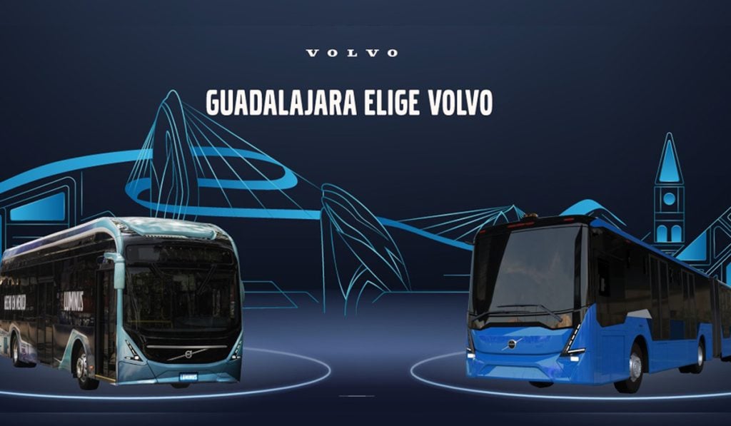 Jalisco apuesta por Volvo Buses y ordena 53 unidades 100% eléctricas