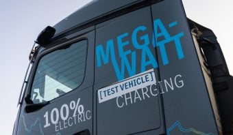 Carga rápida del eActros 600 en pruebas en clima frío.