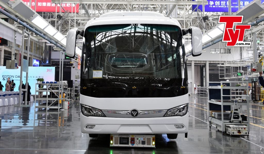 FOTON Motor busca vender 18,000 autobuses al año en mercados de internacionales para 2030