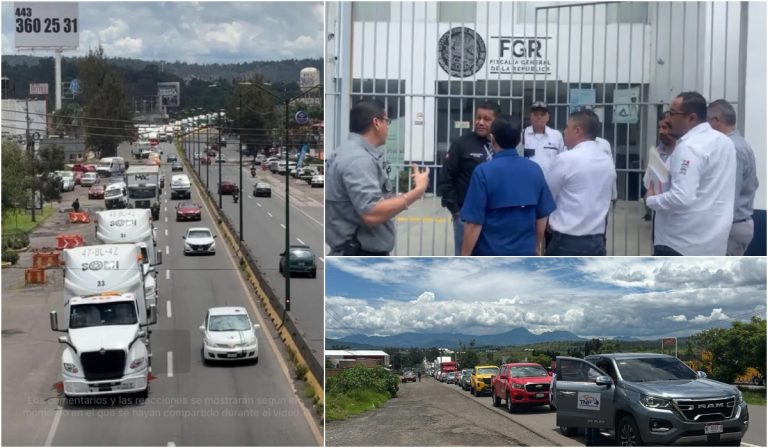 transportistas Michoacán protesta